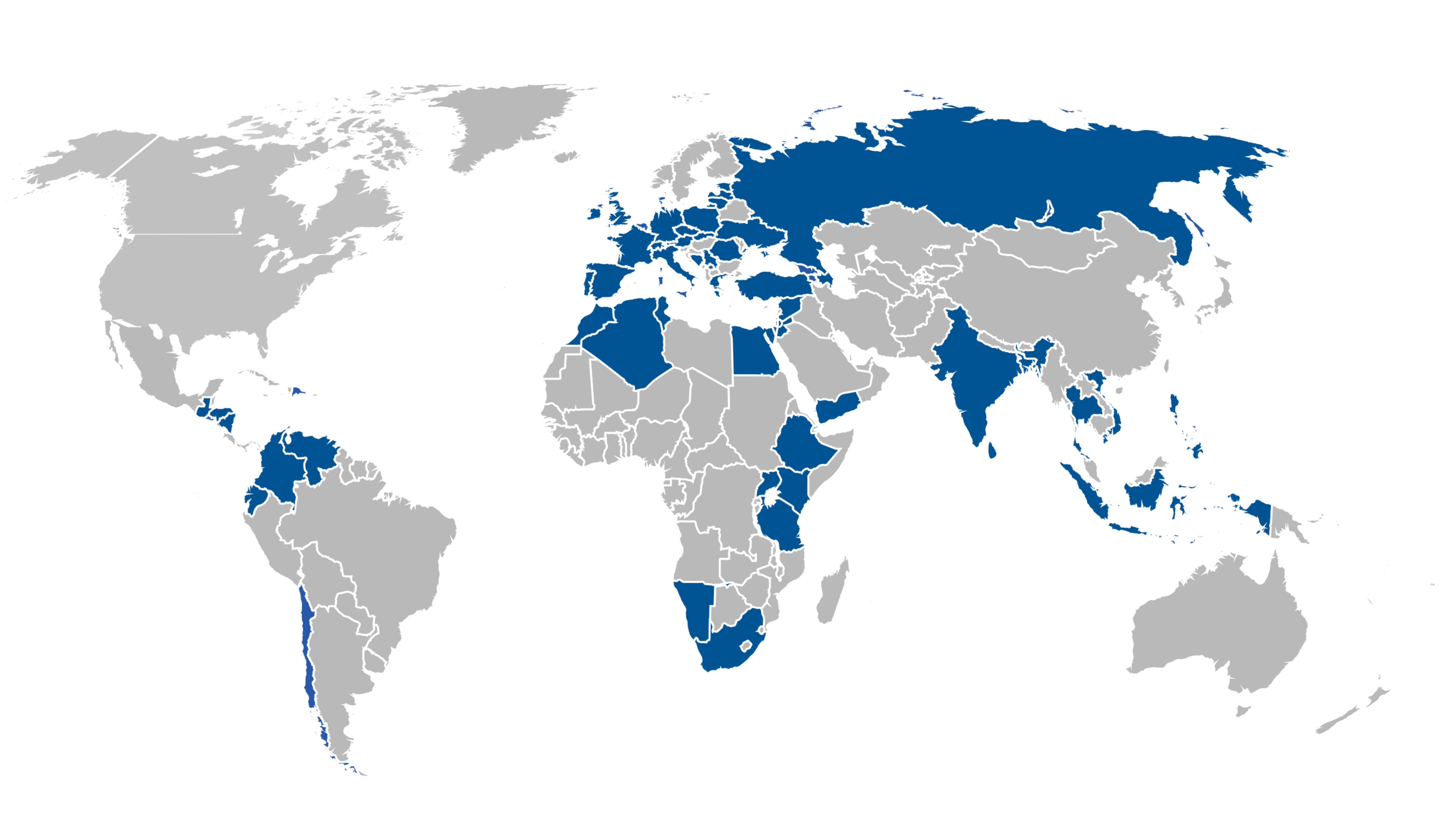 Countries of Work